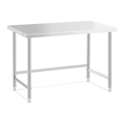 Table De Travail Acier Inoxydable Plan De Travail En Inox Plan De Travail Table De Travail Cuisine 120 X 60 Cm 91 Kg Professionnel Helloshop26 14_0005137