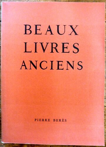 Beaux Livres Anciens Catalogue 48