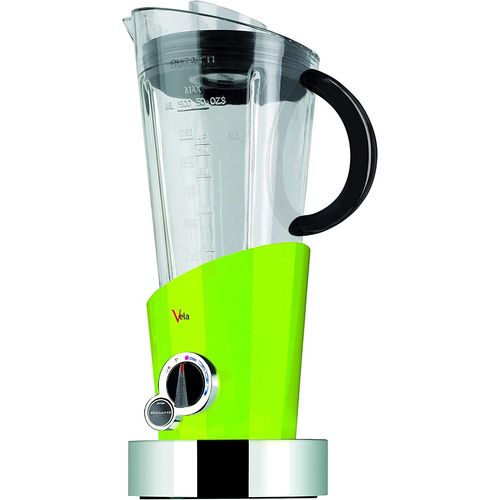 Bugatti, Vela Evolution, Mixeur Électrique Pour Milk-Shakes Et Smoothies, Fonction Broyeur À Glace Incluse, 4 Vitesses, Capacité 1,5 Litre, 500 W, Design Innovant (Pomme Verte)