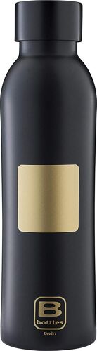 Bugatti B Bottles Twin Bouteille Isotherme 500 Ml Gold Garde Les Liquides Chauds Pendant 12h Froid Pendant 24h La Glace Pendant 36h Bouteille Acier Inoxydable 18/10 Écologique