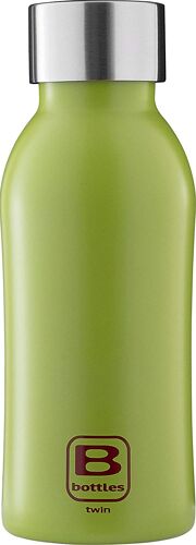Bugatti B Bottles Twin Bouteille Isotherme 500 Ml Light Green Garde Les Liquides Chauds Pendant 12h Froid Pendant 24h La Glace Pendant 36h Bouteille Acier Inoxydable 18/10 Écologique