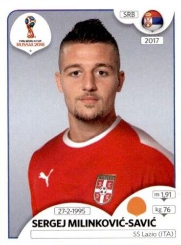 Vignette 2018 Fifa World Cup Sergej Milinkovic-Savic 423