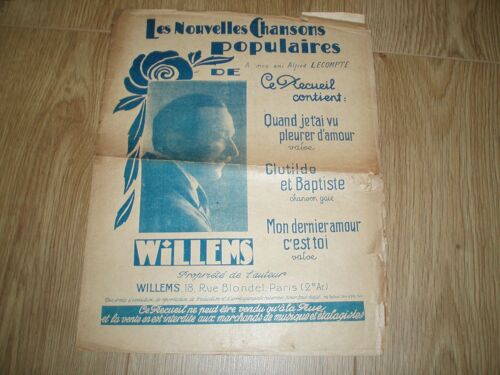 Quand Je T'ai Vu Pleurer D'amour / Clotide Et Baptiste / Mon Dernier Amour C'est Toi.