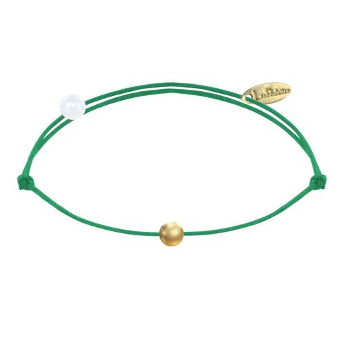 Les Poulettes Bijoux - Bracelet Lien Petite Perle Plaqué Or - Classics