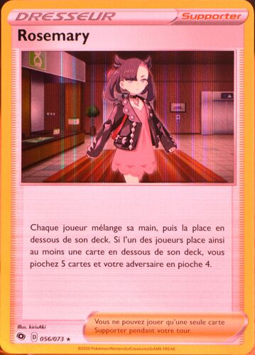 Carte Pokémon 056/073 Rosemary ?H Eb3.5 La Voie Du Maître Neuf Fr