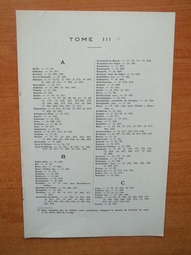 Bulletin De La Société Des Amis Du Vieux Chinon Index Des Noms Des Lieux Dits Du Tome Iii