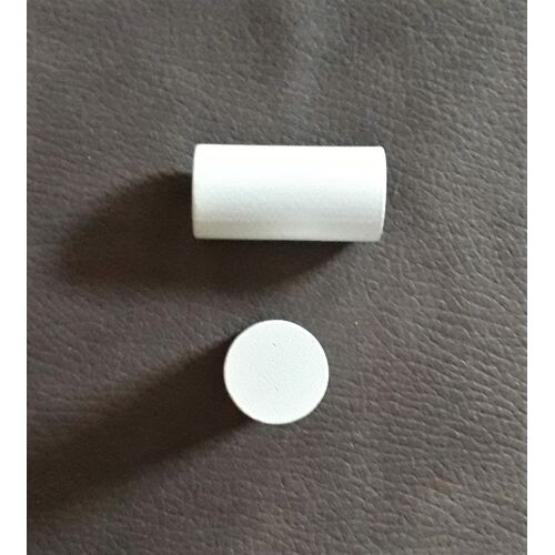 Lot de 2 embouts blanc de tringle en bois Ø28 mm