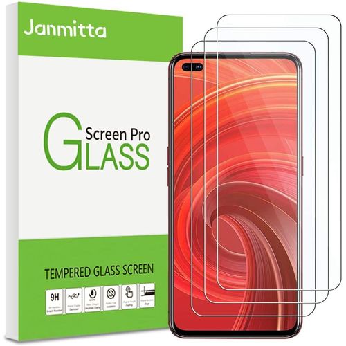 Protecteur D'écran Oppo Realme X50 Pro 5g [3 Pièces], Film Hd Protecteur Trempé [Dureté 9h] [Haute Définition] Film Oppo Realme X50 Pro 5g (Noir)