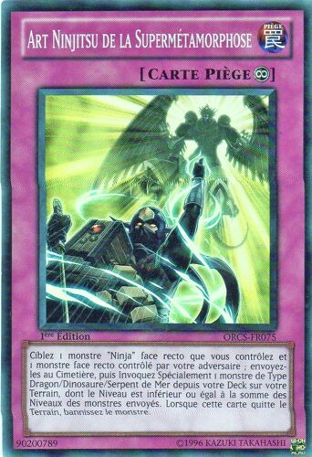 Yu-Gi-Oh ! Art Ninjitsu De La Supermétamorphose Orcs-Fr075 Super Rare 1ère Ed
