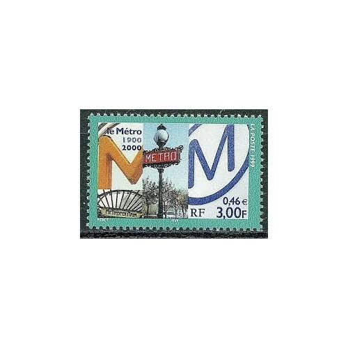 Centenaire Du Métro Parisien Année 1999 N° 3292 Yvert Et Tellier Luxe