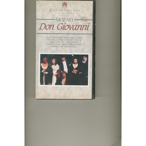 Don Giovanni Mozart Glyndebourne Festival Opera Avec Benjamin Luxon