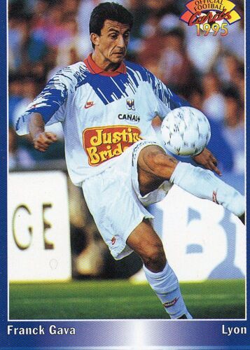 Carte Panini Official Football 1995 Franck Gava N° 81