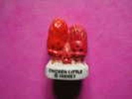 Fève Disney Brillante : De La Série Du Dessin Animé Chicken Little = Kirby Et Ses Parents