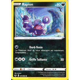 Carte Pokémon 121/202 Rapion 80 Pv Eb01 - Epée Et Bouclier 1 Neuf Fr