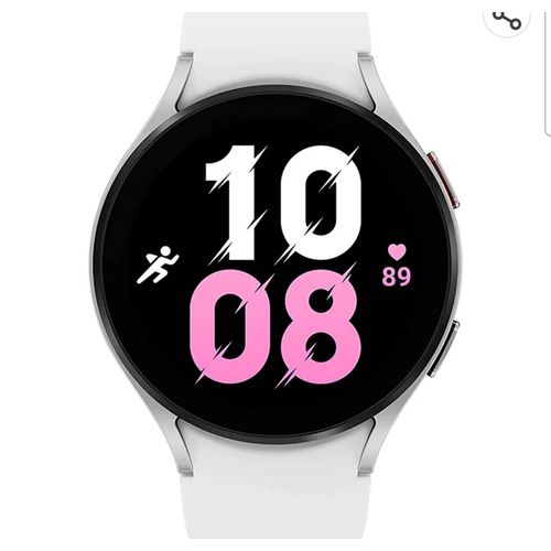 Samsung Galaxy Watch5 - montre connecté boîtier argent 44 mm avec bracelet sport