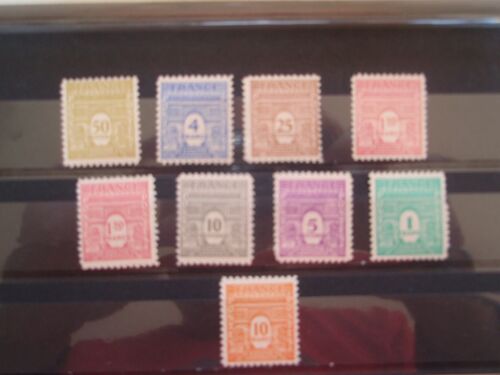 Timbres Neufs Série Arc De Triomphe De L'étoile 1944 Yvert Et Teiller 620 À 629