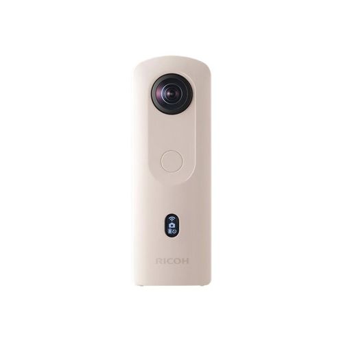 Ricoh THETA SC2 - 360° caméscope - 4K / 30 pi/s - 12.0 MP - flash 14 Go - mémoire flash interne - Wireless LAN, Bluetooth - beige