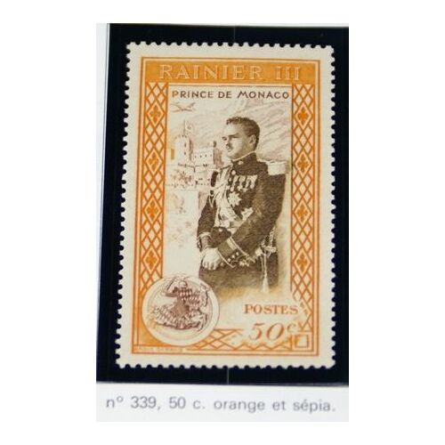 Timbre Monaco Neuf N 339 50c