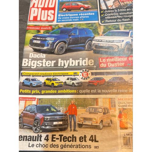 Magazine Auto Plus 1912 Avril 2025