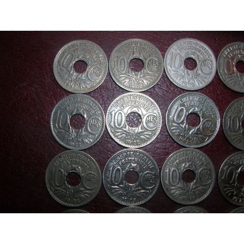 10 Centimes Lindauer( Série Complète Des 25 Monnaies+Les 2 En Maillechort)