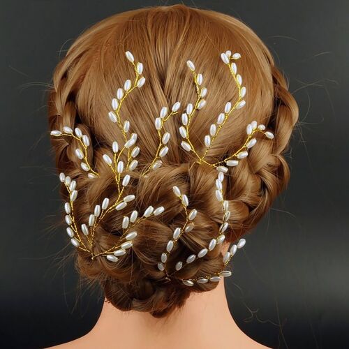 Épingle À Cheveux En Perles, Bijoux Pour Coiffure, Accessoires Pour Cheveux De Mariée, Fête De Mariage, Épingles À Cheveux Pour Femmes Et Filles 