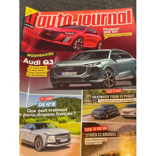 Magazine Auto Journal 1187 Juillet 2025