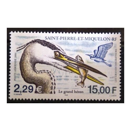 Timbre St Pierre Et Miquelon 2001