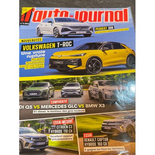 Magazine L’Auto Journal 1191 Septembre 2025