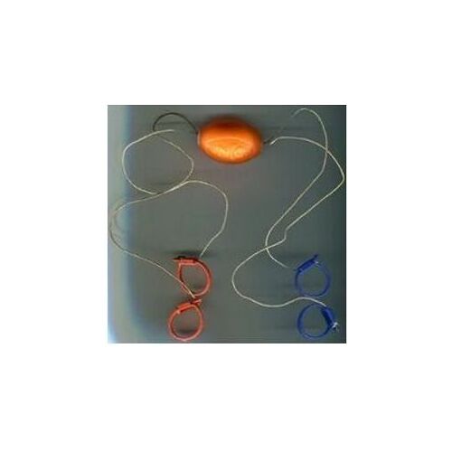 Vintage - Jouet En Plastique - Avec Ficelles : " Gong "