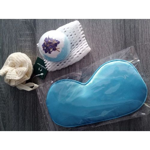 Boule De Bain Parfumée, Éponge De Douche Et Masque Detente 
