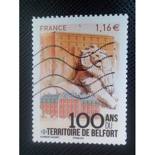 Timbre France Y T 5564 Territoire De Belfort, Centenaire 2022 ( 060207 )*