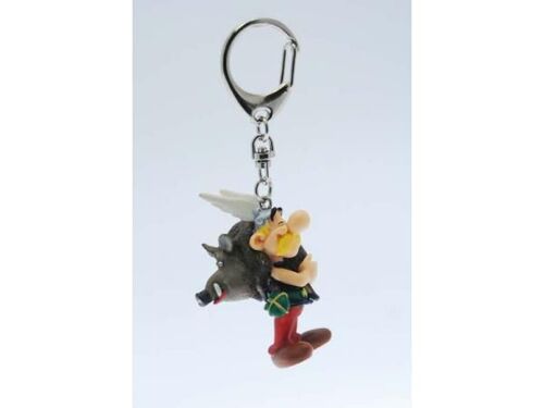 Porte-clés - Astérix et Obélix : Astérix portant un sanglier