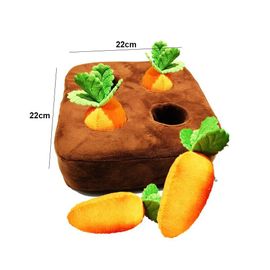 Puzzle En Peluche Pour Chien,12 Pièces,Cache-Cache,Cache-Cache,Jouets De Ferme,Patch Carotte,Reniflard Pour Chiot,Grand Gabarit - Type 4 Carrots 22x22cm