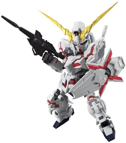 Nxedge Style Nxedge Style Mobile Suit Gundam Uc [Ms Unit] Unicorn Gundam (Destroy Mode) Approx. 100mm Abs&pvc Painted Articulated Figure [Import Japonais]