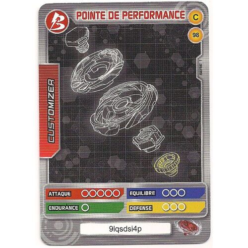 Pointe De Performance_Carte Beyblade_98/160_Serie 1