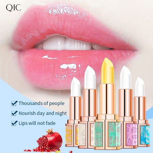 Qic Humidité Fruit Miel Plante Baume À Lèvres Longue Durée Naturel Rouge À Lèvres Couleur Humeur Hydratant Rouge À Lèvres Anti-Âge Nourrir 