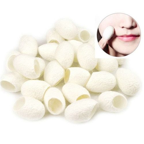 100/30/10 Pcs Boules De Ver À Soie Purifiant Blanchissant Exfoliant Gommage Points Noirs Dissolvant Naturel Cocons De Soie Soins De La Peau Du Visage 