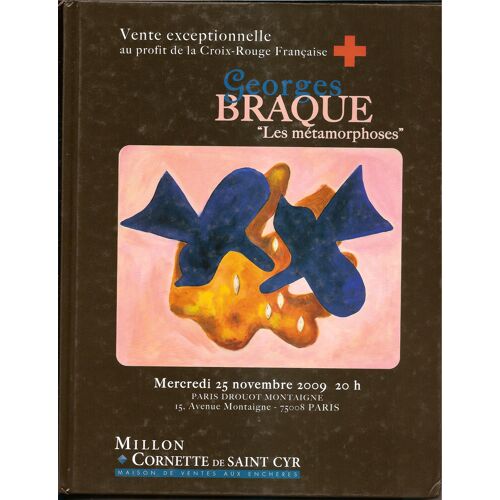 Braque "Les Metamorphoses" - Vente Exceptionnelle Au Profit De La Croix Rouge - 25/11/2009