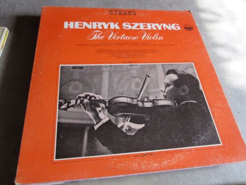 33 Tours Henryk Szeryng The Virtuose Violin Vitali Chaconne ( Version Charlier : Tartini Variations On A Theme Corelli Version Zino Francescatti .. Ref Eveste 3154 Usa