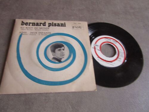 45 Tours Bernard Pisani Au Bout Du Monde : Ainsi Deux Enfants Ref Pat 1006