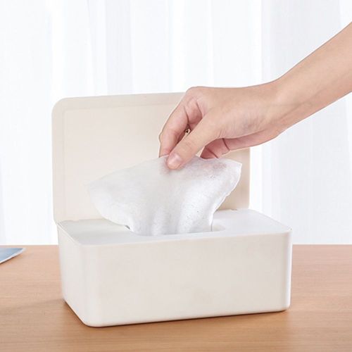 Boîtes De Caisse De Papier De Soie Humide Sec Porte-Distributeur De Lingettes Humides Boîte De Rangement De Tissu De Papier Anti-Poussière Pour Le Bureau À Domicile