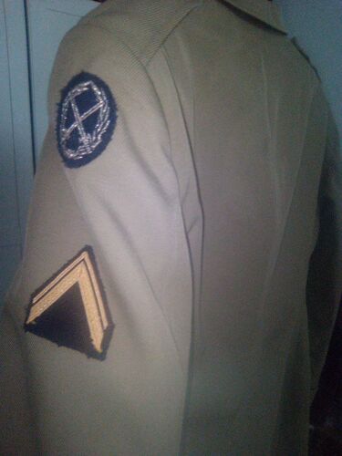 Uniforme Veste Sergent 44 Eme Régiment De Transmissions Taille M