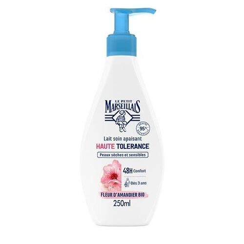 Le Petit Marseillais Lait Soin Apaisant Haute Tolérance Fleur D'amandier 250 Ml 