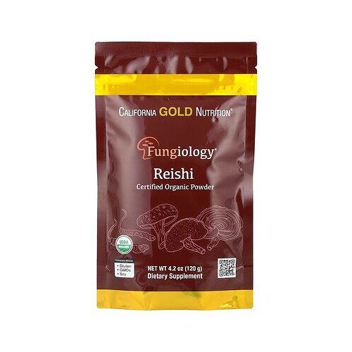 California Gold Nutrition, Fungiology®, Poudre De Reishi Certifiée Biologique, 120 G 