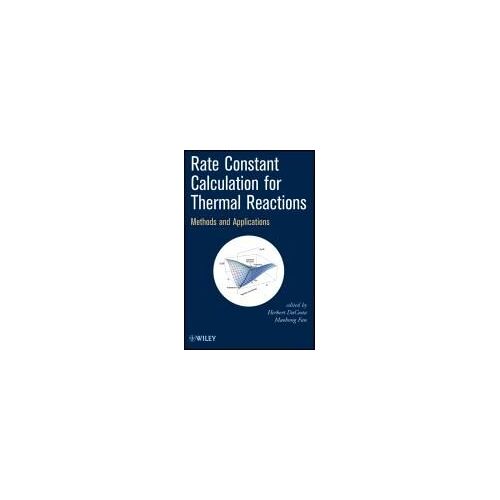 Rate Constant Calculation For Thermal Reactions