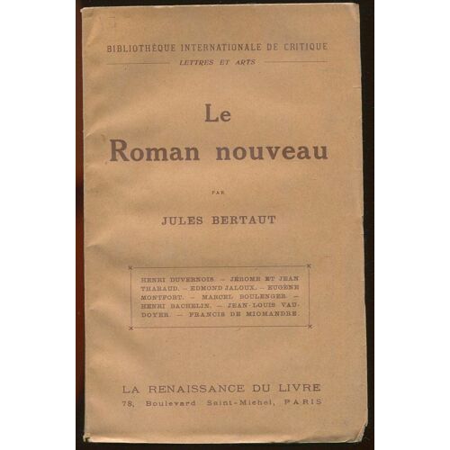 Le Roman Nouveau