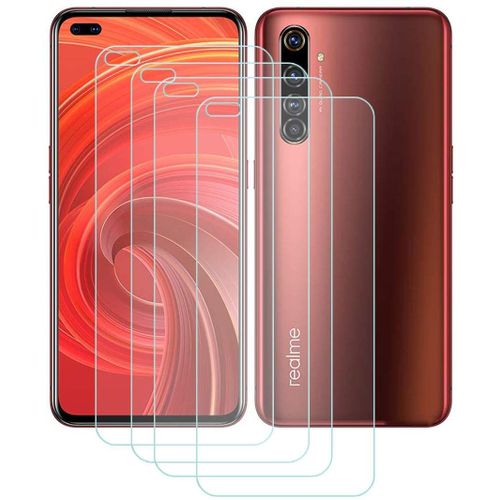 Oppo Realme X50 Pro Film Film Trempé, [4 Pièces] Premium 9h Hardness High Definition Screen Protector Glass Project Film De Protection Oppo Realme X50 Pro (6.5 "")