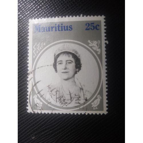 Timbre Ile Maurice Y T 623 Anniversaire De La Reine Mère 1985 ( 090708 )