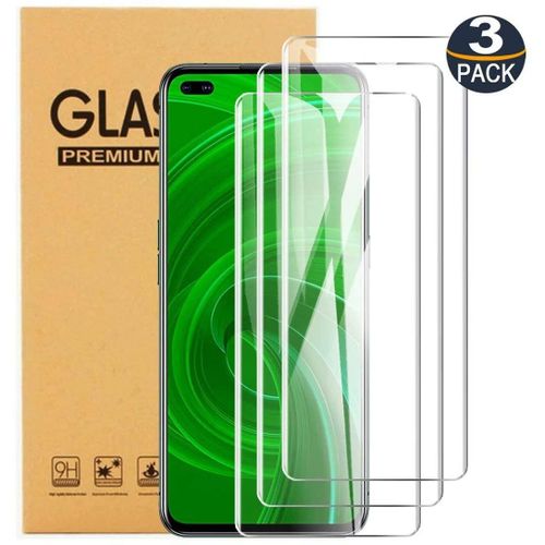 Realme X50 Pro 5g Trempé Film, Film Protecteur En Verre Pur, Résistant Aux Rayures, Anti-Empreintes Digitales [6,44 "", Dureté 9h, Épaisseur 0,3 Mm, Paquet De 3]