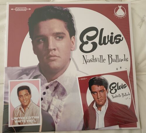 Elvis Presley Nashville Ballads Lp 33 Tours Vinyl Blanc + Bonus Cd 20 Outtakes